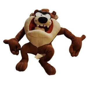 Vintage Looney Tunes Taz Tasmanian Devil Stuffed Animal Plush NANCO Novelty 2001